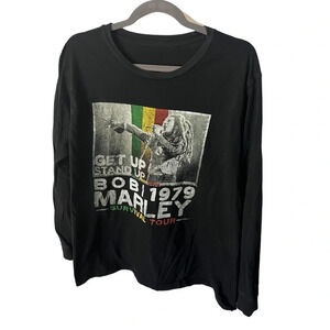 Unbranded | Bob Marley 1979 Survival Tour Long Sleeve Shirt  | Size M